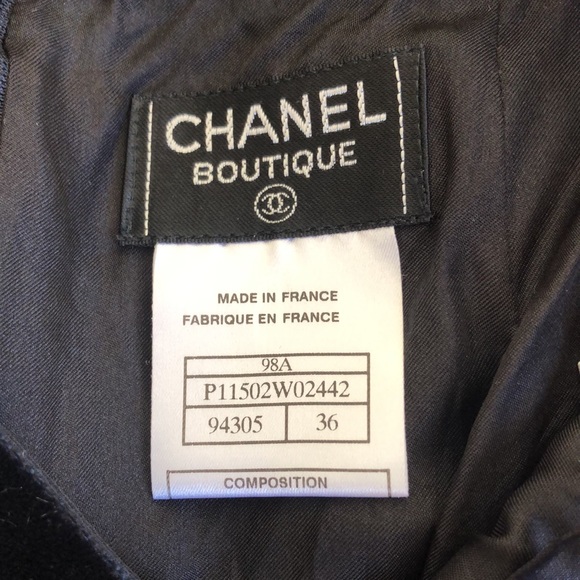 Chanel vintage skirt with velvet details - Picture 7 of 13